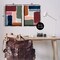 Stupell Industries Abstract Modular Color Block 2 pc Framed Floater Canvas Wall Art Set Design by Victoria Barnes
